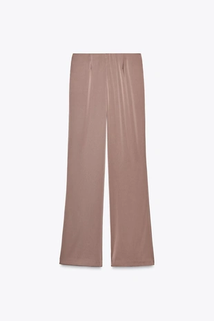 Атласные брюки клеш- Заказать в России