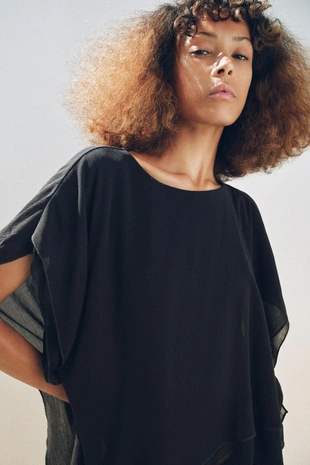 Накидка асимметричной текстуры- Заказать в России