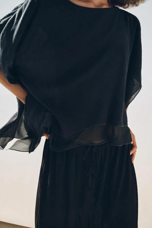 Накидка асимметричной текстуры- Заказать в России