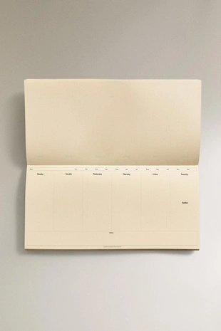 Еженедельник WEEKLY PLANNER ZARA- Заказать в России