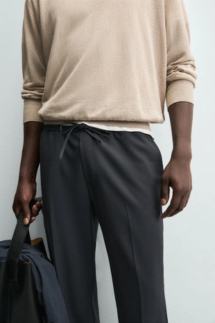 Брюки-джоггеры комфортной посадки- Заказать в России