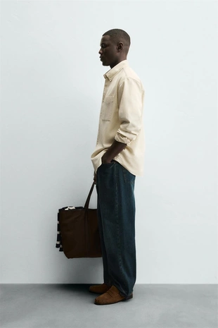 Куртка-рубашка с контрастной строчкой- Заказать в России