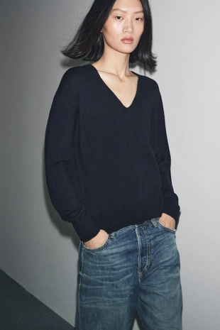 Джемпер из 100% сверхмягкой шерсти- Заказать в России