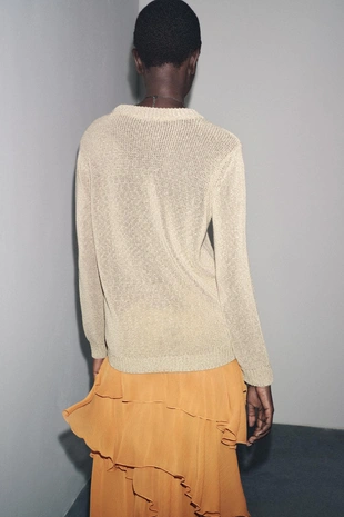 Прямой трикотажный джемпер- Заказать в России