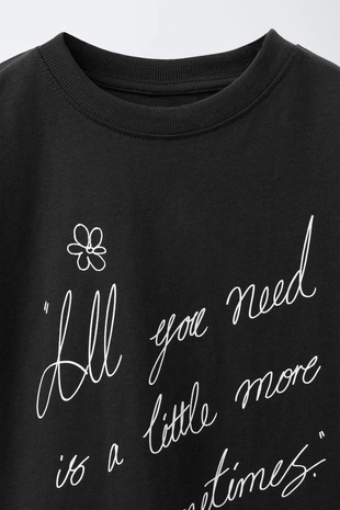 Футболка с текстовым принтом- Заказать в России