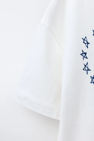 Футболка с текстовым принтом- Заказать в России