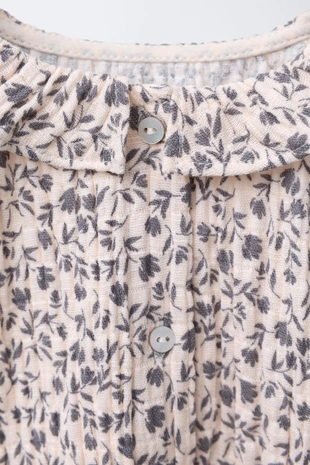 Рубашка с цветочным принтом- Заказать в России