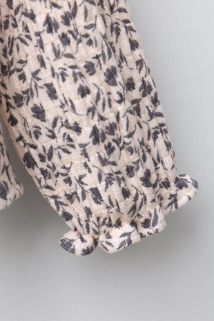 Рубашка с цветочным принтом- Заказать в России