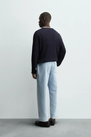 Легкие джинсы-джоггеры- Заказать в России