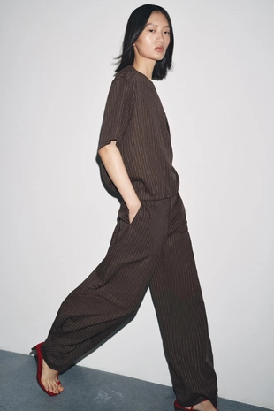 Топ в полоску из смесового льна — ZW COLLECTION- Заказать в России