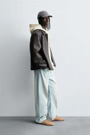 Куртка из искусственной кожи