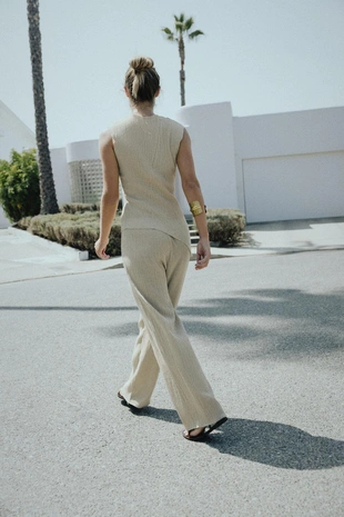 Брюки BAGGY с текстурой- Заказать в России