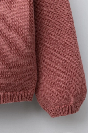 Кардиган с двойным воротником из вязаного полотна- Заказать в России