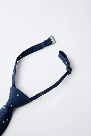 Галстук с принтом в горошек- Заказать в России