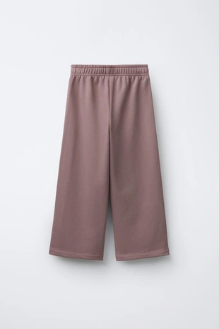 Спортивные брюки WIDE LEG из мягкой ткани- Заказать в России