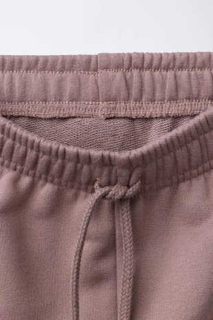 Спортивные брюки WIDE LEG из мягкой ткани- Заказать в России