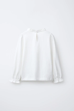 Романтичная кружевная футболка- Заказать в России