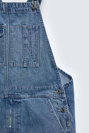 Джинсовый комбинезон BAGGY FIT- Заказать в России