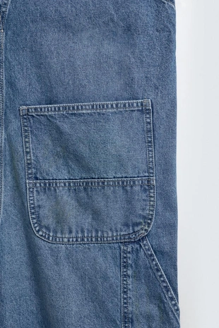 Джинсовый комбинезон BAGGY FIT- Заказать в России