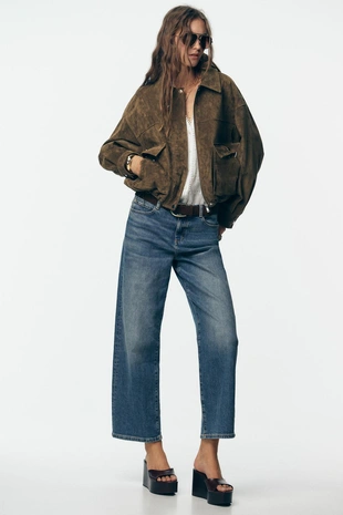 Джинсы Z1975 STRAIGHT LOOSE со средней посадкой- Заказать в России