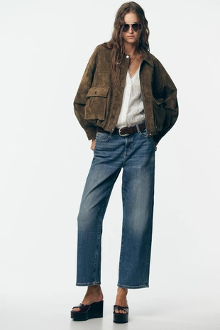 Джинсы Z1975 STRAIGHT LOOSE со средней посадкой- Заказать в России