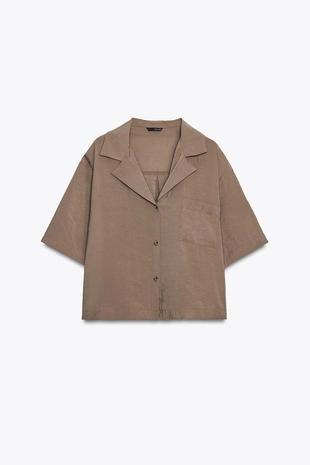 Блуза с короткими рукавами- Заказать в России