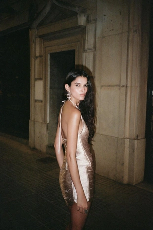 Мини-юбка с бахромой- Заказать в России