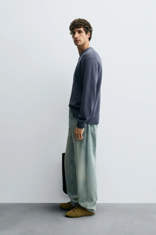 Джемпер текстурной вязки- Заказать в России