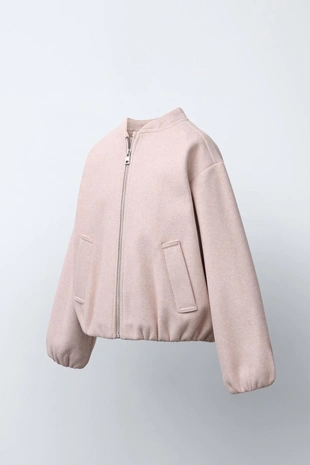 Мягкая куртка-бомбер