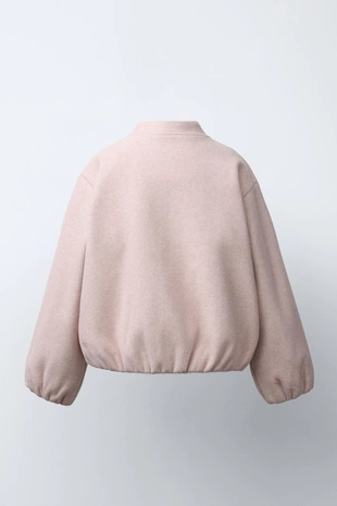 Мягкая куртка-бомбер