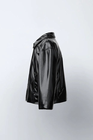 Куртка из искусственной кожи- Заказать в России