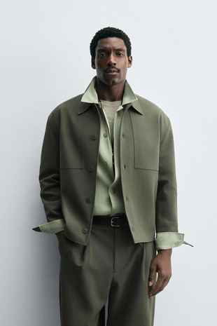 Купить Zara Куртка-рубашка BOXY FIT