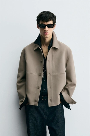 Купить Zara Куртка-рубашка BOXY FIT