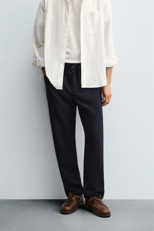 Брюки-джоггеры комфортной посадки- Заказать в России