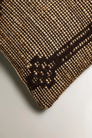 Чехол для подушки из джута- Заказать в России