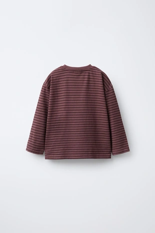 Футболка в полоску с логотипом- Заказать в России