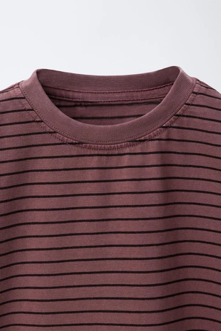 Футболка в полоску с логотипом- Заказать в России