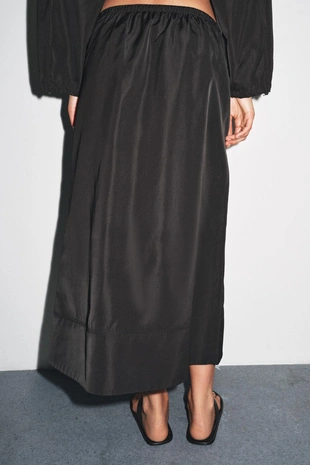 Юбка-миди с эффектом технической ткани ZW COLLECTION- Заказать в России