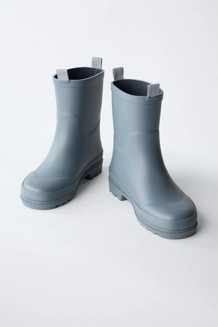 Blue | 4000/630/400 - Zara Базовые резиновые сапоги