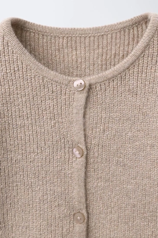 Базовый вязаный кардиган- Заказать в России