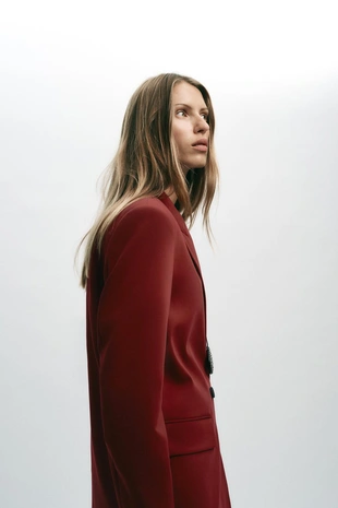 Двубортный блейзер оверсайз- Заказать в России