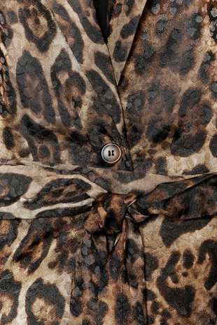 Жаккардовый блейзер с анималистическим принтом — ZW COLLECTION- Заказать в России