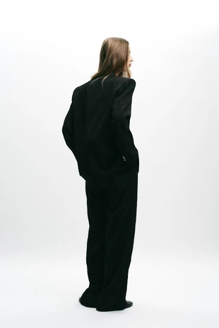 Жаккардовый блейзер с подплечниками- Заказать в России