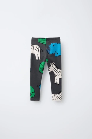Легинсы с принтом животных- Заказать в России