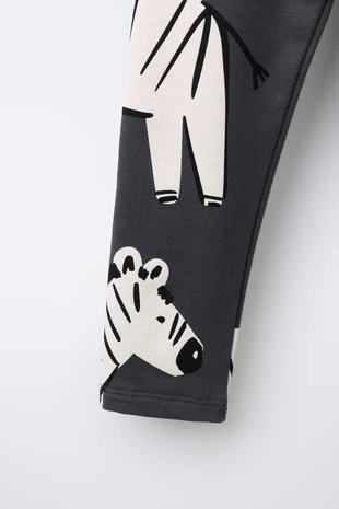 Легинсы с принтом животных- Заказать в России