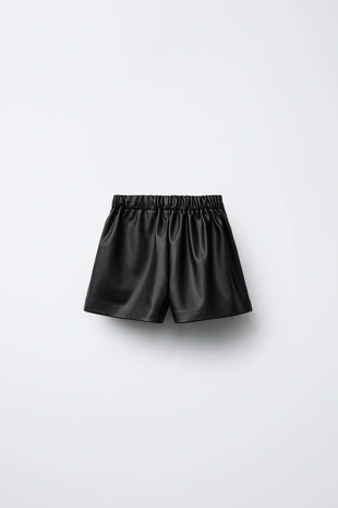 Купить Zara Юбка-брюки из искусственной кожи с бантами
