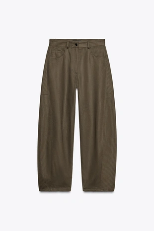 Широкие брюки в елочку — ZW COLLECTION- Заказать в России