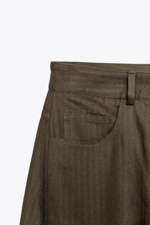 Широкие брюки в елочку — ZW COLLECTION- Заказать в России