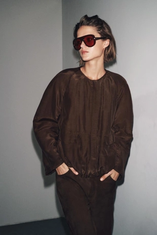 Стеганая куртка с карманами — ZW COLLECTION- Заказать в России