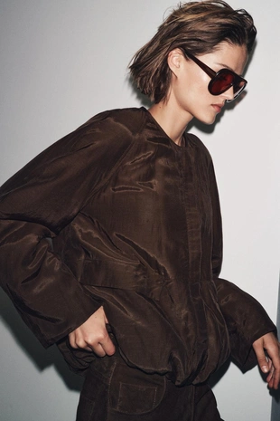 Стеганая куртка с карманами — ZW COLLECTION- Заказать в России